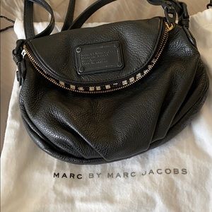 Black Leather Marc by Marc Jacobs Crossbody Bag